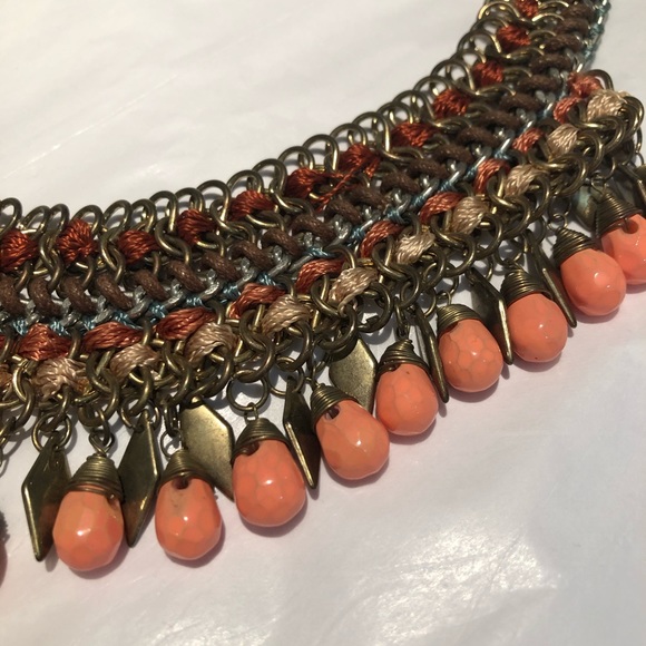 Woven/beaded necklace - Picture 4 of 4